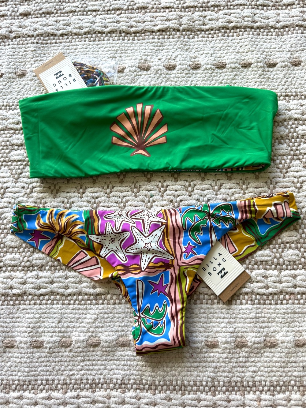 π₯π₯BILLABONG - HEAT DREAM TULLY TUBE TANGA BIKINI SETπ₯π₯ - Picture 6 of 15